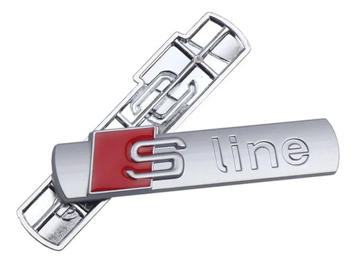 Emblema S Line Volkswagen Audi Metlico 3d Lujo  Foto 7