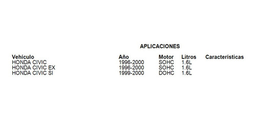 Inyector Para Sistema Multiport (mpi) Civic Ex 1997 1.6 Foto 5