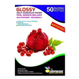 Papel  Adhesivo Glossy A4/135g/50 Hojas ..envio Gratis X 6un