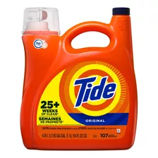 Detergente Líquido Tide Aroma Original 4.55 L, 107 Lavadas