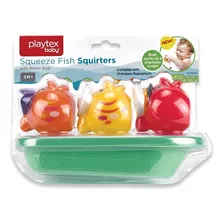 Playtex Squeeze Fish Squirters Con Rinser Boat, Multi, Talla