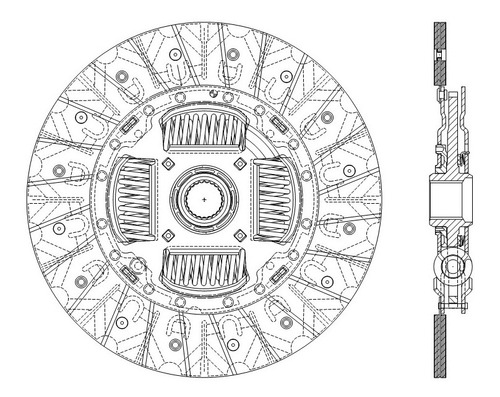 1 Kit Clutch Volkswagen Bora 2.5l L4 06-10 Valeo Foto 2