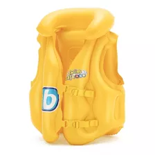 Chaleco Salvavidas Inflable Bestway Para Niños - 3-6 Años!! Color Amarillo