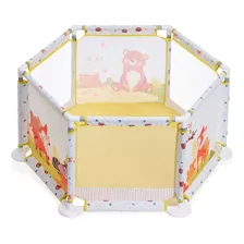 Maxi Baby Playpen Cercadinho Infantil Chiqueiro Portátil Cor Bege