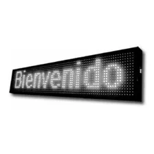 Letrero Luminoso Led Texto Programable Blanco 68x20 Cm Wifi