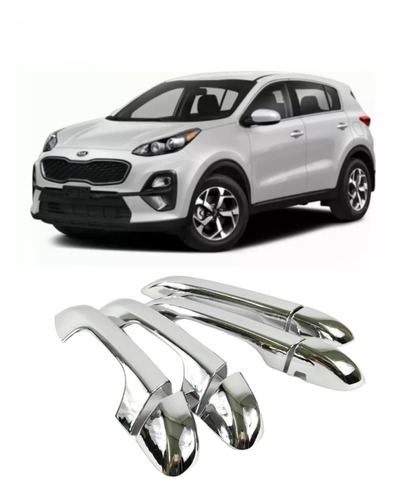 Foto de Cubiertas Cromada Manija Kia Sportage 2017-2020 Accesor/lujo