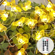 Luces De Hadas De Abeja De Miel, 10 Pies 40 Led, Usb Y ...