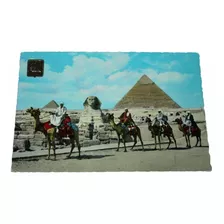 Postal Piramides Giza Y Esfinge - Egipto