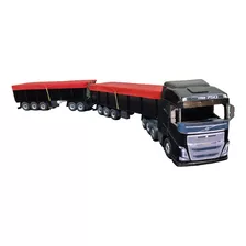 Carreta Rodotrem Volvo 12 Eixos Graneleiro Julieta Miniatura