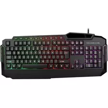 Teclado Usb Gamer Retroiluminado Rgb Dn-d829m