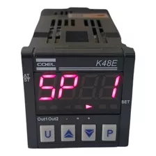 Controlador De Temperatura Coel K48e Hcor Saida Relê Sólido 
