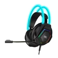 Auricular Gamer Azul Headset Usb Luces Gtc Anime Ani-h02 