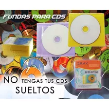 Funda Plastica, Bolsa, Estuche, Sobre Para Cd Y Dvd 100 Und