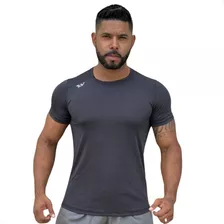 Camiseta Masculina Manga Curta Dry Fit Para Academia Treino