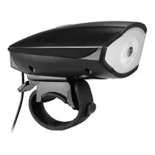 Farol Usb Lanterna Bike Led Recarregável Buzina 140db Mr693