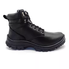 Coturno Adventure Bota Tática Costurado De Couro 1001