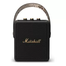 Bocina Marshall Stockwell Ii Portátil Con Bluetooth Waterproof Black And Brass 