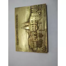 Placa Em Bronze Linda E Rara Palácio Sintra ( Cx Ouro 0070 )