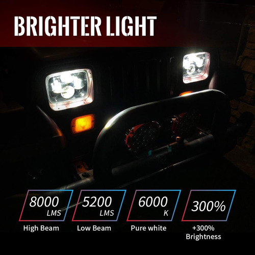 Faros Led Truckmall 5x7 7x6 Pulgadas, H6054 6054 H5054 6052 Foto 2