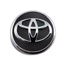 4 Subcalotas Toyota 58mm 2010/2016 Preto Com Logo Cromado