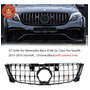 Chrome Diamond Grill Front Bumper For Mercedes-benz Glc- Td1