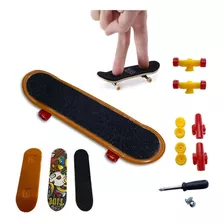 Mini Skate De Dedo Fingerboard Com Lixa Brinquedo Presente