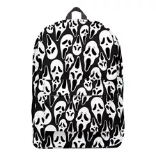 Mochila Negra Scream Ghostface Película Terror Backpack