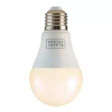 Lámpara Led Bulbo Black+decker 11w Luz Cálida 3000k Garantia