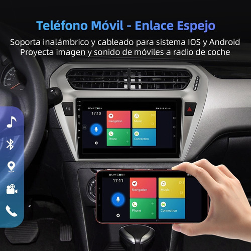 Isudar Radio Carro 32g Para Citroen/elysee/peugeot 301 2013- Foto 4