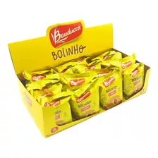 Bolinho Baunilha Recheio Morango Bauducco 16 Unidades De 40g