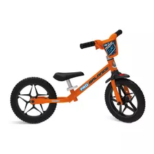 Bicicleta De Equilíbrio Balance Pro Brinquedos Bandeirante Cor Laranjada