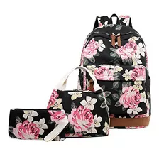 Mochilas Abshoo Con Estampado Floral Para Niñas, Mochilas Es