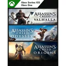 Ac Bundle: Valhalla, Odyssey, Origins 25 Dígitos Xone/series