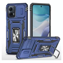 Funda Para Moto G53 Tapa Deslizante + Cristal Templado