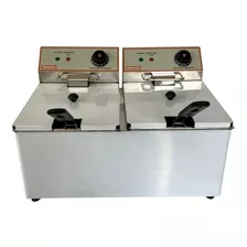 Freidora Industrial Moretti Fryer-8+8 16l Acero Inoxidable 50 Hz 220v