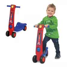 Patinete 4 Rodas Menino Spider Infantil Mercotoys Presente