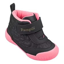 Pampili Tenis Cano Medio Yuyu Preto