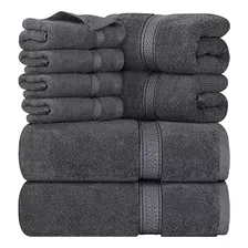 Utopia Towels Juego De Toallas Grises, 2 Toallas De Baño, 2 