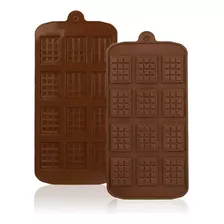 Molde De Silicona Para Mini Tabletas De Chocolate Wishop