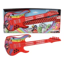 Guitarra Elétrica Miraculous Ladybug Com Luz E Som Multikids