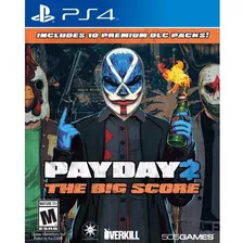 Payday 2 The Big Score 10 Dlc Packs Playstation 4