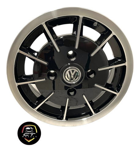 Kit De 2 Rines 15x5 4-130 P/volkswagen Vocho Sedan Escarabaj Foto 7