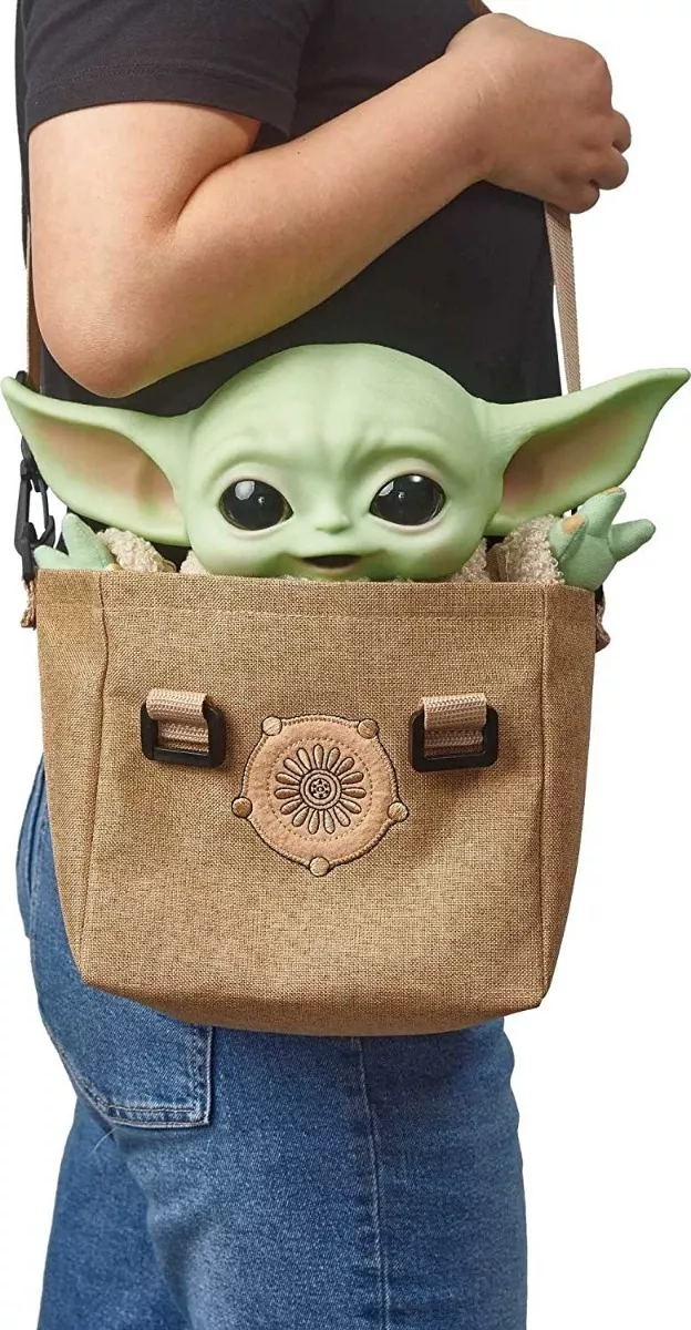 Grogu Baby Yoda De Star Wars Con Bolso Incluido De Mattel