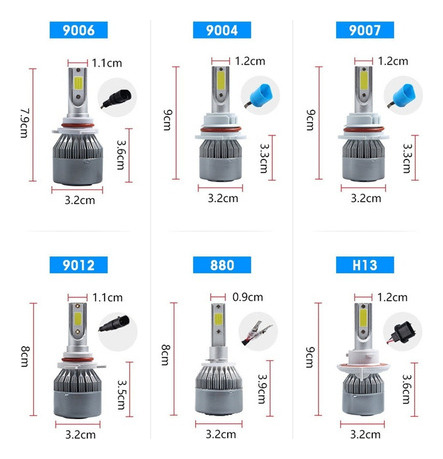 Kit Faros Delanteros Led Luz Alta Y Luz Baja Para Hyundai Foto 9