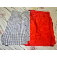 Short Malla Traje De Baño X2 Hombre