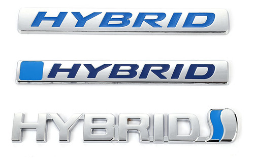 Para Toyota Prius Camry3d Metal Hybrid Pegatina Insignia Foto 2