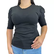 Blusa Manga Curta Bufante