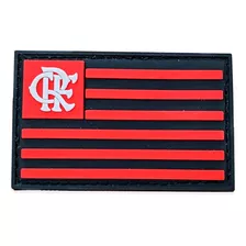 Patch Flamengo Emborrachado Com Velcro 