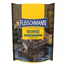 Mistura Para Bolo Brownie Chocolate Fleischmann Sachê 400g