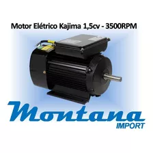 Motor Elétrico Monofásico 1,5 Cv Bivolt Kajima - 2 Polos